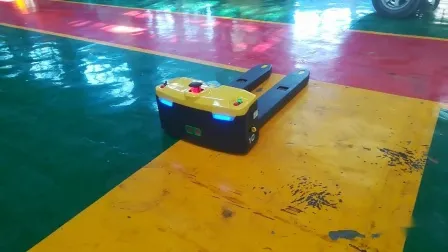 Navegação magnética a laser Ferramenta automática de manuseio de materiais Caminhão Empilhadeira Trator Agv