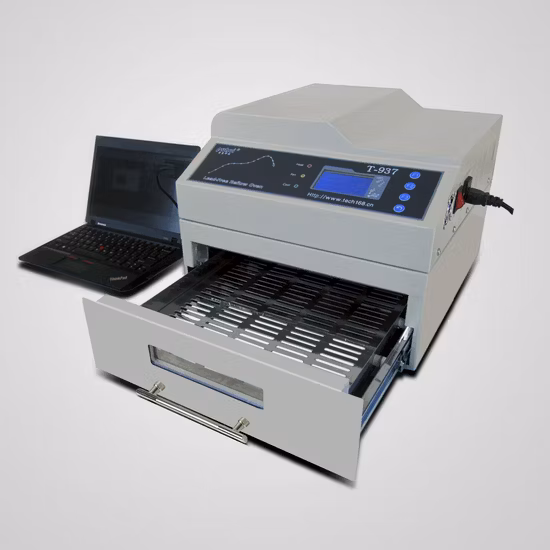 Forno de refluxo sem chumbo Puhui T937 aquecedor IC infravermelho T