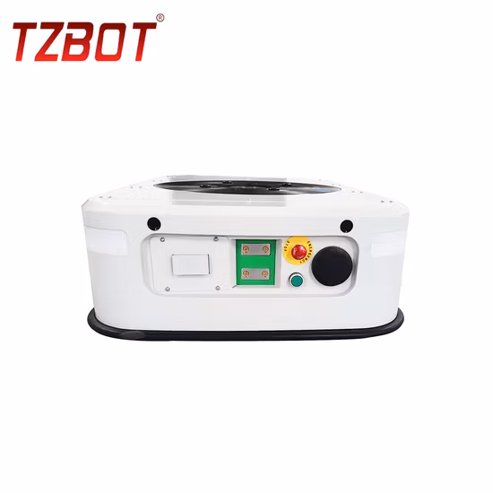500kg de carga de código QR de navegação Agv automático industrial com sensor Lidar para evitar obstáculos Sensor pára-choques para armazenamento de transporte Agv (TZAGV