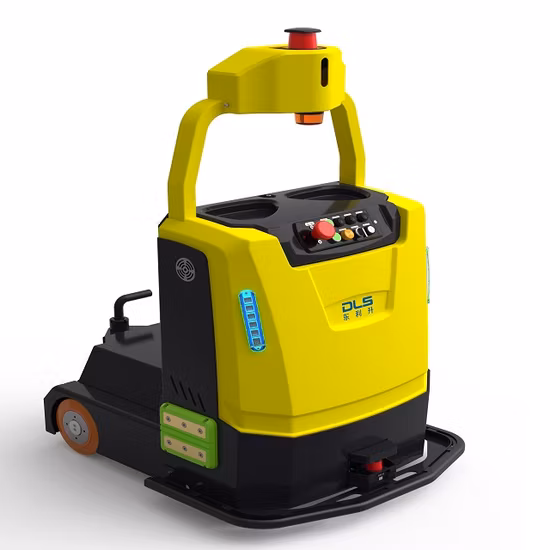Veículo de manuseio de materiais de navegação a laser de faixa magnética Agv