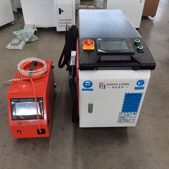 Alta qualidade, menor preço, três em um, máquina a laser de fibra, soldagem, corte, limpeza, 1kw, 1,5kw, 2kw, máquinas industriais
